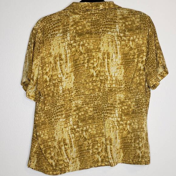 Urban Outfitters| Snake skin Print  Button Down - Picture 2 of 9
